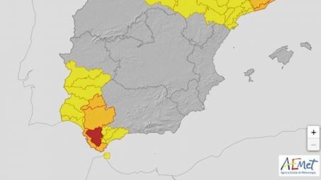 Jerez se encuentra en alerta roja por previsión de lluvias de hasta 120 litros en 12 horas