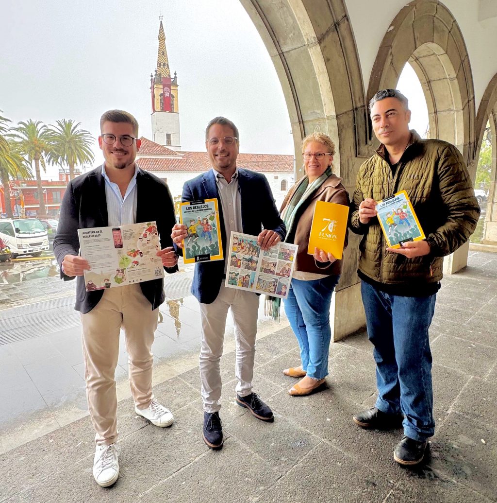 300425 Presentaci�n c�mic de la Fusi�n y gamificaci�n Genio Los Realejos en Realejo Alto