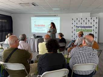 Betsaida González, en la presentación de los Presupuestos Participativos 2025 durante la Semana de la Administración Abierta
