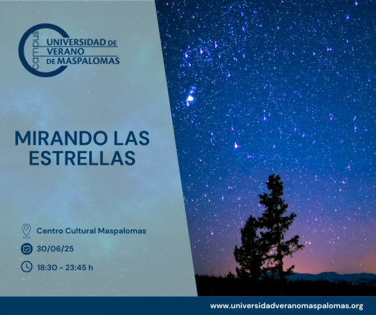 CARTEL MIRANDO LAS ESTRELLAS