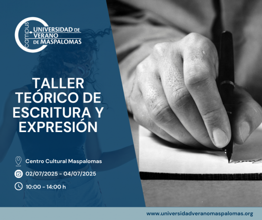 CARTEL TALLER EXCRITURA Y EXPRESIÓN