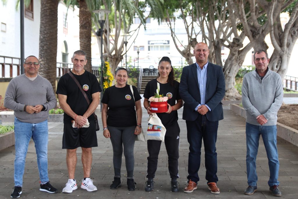 Campeona de Tenerife de boxeo