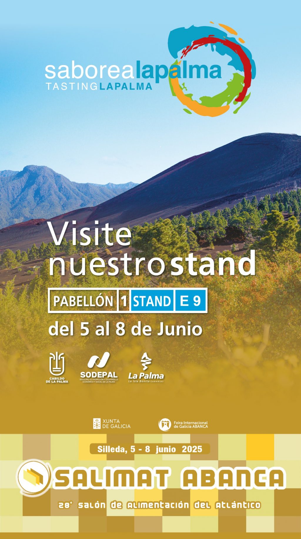 Cartel Saborea La Palma