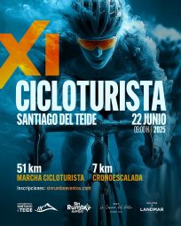Cartel XI edición Marcha Cicloturista Santiago del Teide