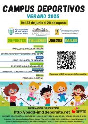 Cartel campus deportivo verano 2025