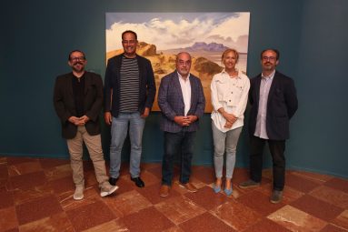 De izq a dcha. Ramón Gil, Serafín Sánchez, Juan Guerra, Alicia Bolaños y Javier Pueyo