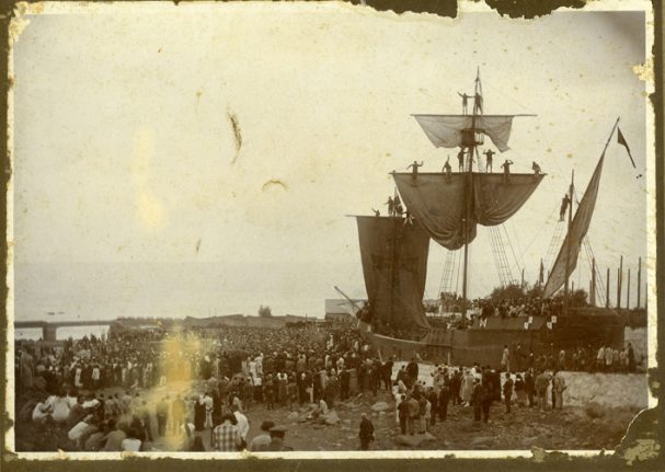 Diálogo Castillo y la Nave 1900 Archivo General de La Palma