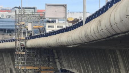 El viaducto del Guiniguada de la circunvalación de Las Palmas se cierra tráfico el viernes