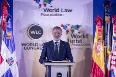 Felipe VI alerta ante deterioro del Estado de derecho y destaca la ley frente a la fuerza