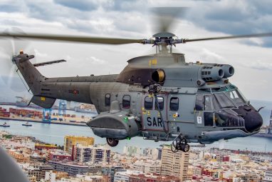 Foto helicóptero SAR en Canarias 1