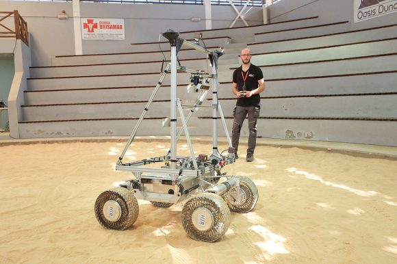 Fuerteventura prueba el 'GPS' que orientará a los astronautas en la superficie de la Luna