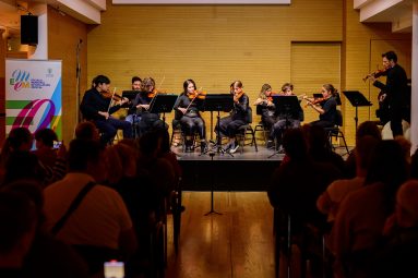 Imagen de archivo de un concierto de cuerda frotada dela EMEM (1)