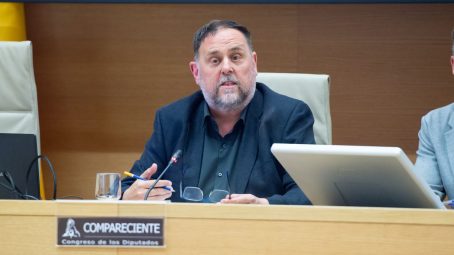 Junqueras desvela en el Congreso que en la cárcel dio clases a Bárcenas y a Rato