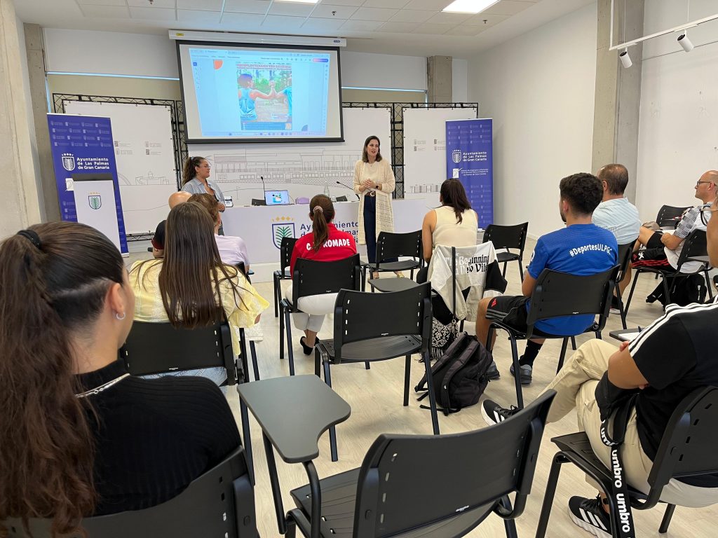 La concejala Carla Campoamor en la actividad ‘Junt@s, entrenando vida saludable’