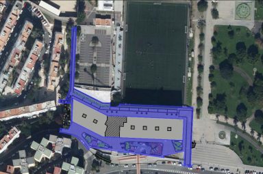 PLANO - El Ayuntamiento licita la urbanización del entorno del parque de Las Rehoyas con más zonas verdes y accesos peatonales