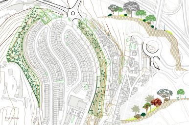 PLANO - El Ayuntamiento renaturalizará 20.000 metros cuadrados del barrio de Hoya Andrea a través del Corredor Verde Tamaraceite-Ciudad Alta