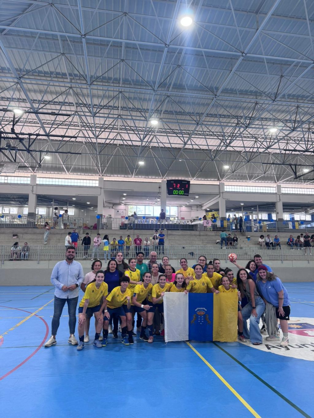 Santana con el Teldeportivo B. 1