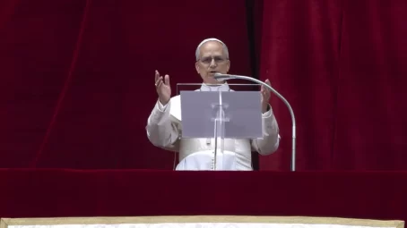 papa-leone-xiv-durante-il-regina-coeli-in-vaticano