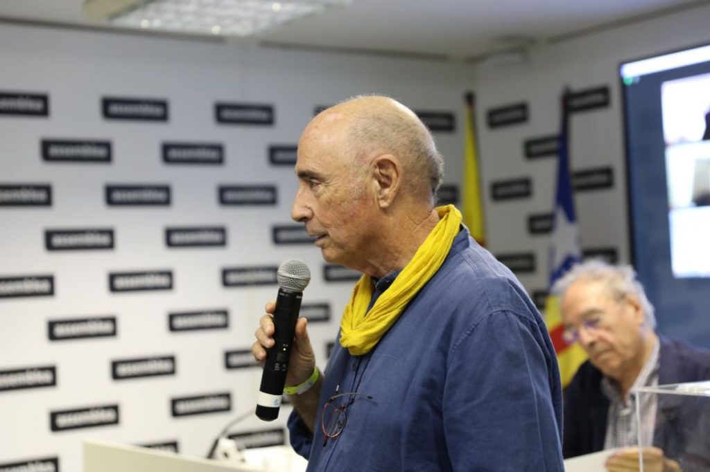 presidente de la Assemblea Nacional Catalana (ANC), Lluís Llach,