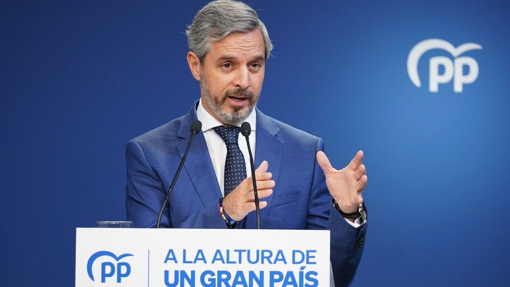 vicesecretario de Economía del PP, Juan Bravo,