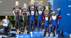 Rogelio Peñate sube al podio de las categorías WRC3 y WRC Júnior en Grecia