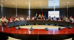 Delegación del Gobierno en Canarias, Cabildo y ayuntamientos gomeros refuerzan la coordinación en materia de seguridad ciudadana