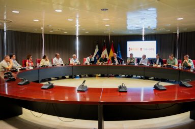 180625 Reunión entre Delegación del Gobierno en Canarias, Cabildo y ayuntamientos gomeros para la coordinación en materia de seguridad en La Gomera