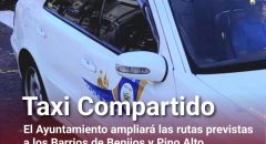 La Orotava ampliará las rutas del taxi compartido a los barrios de Benijos y Pino Alto
