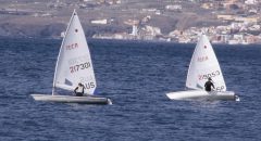 La flota de ILCA 6 del Club de Mar Radazul, al Trofeo Fin de Temporada