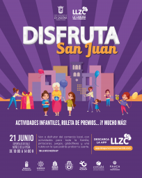 Cartel Disfruta San Juan