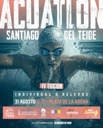 Cartel IV Acuatlón Santiago del Teide