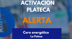 El Gobierno de Canarias activa el PLATECA en situación de alerta por cero energético en La Palma