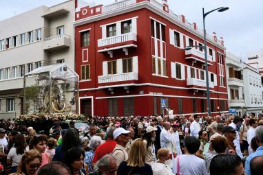 El Ayuntamiento activa un dispositivo especial de tráfico para el regreso de la Virgen del Pino a Teror 2