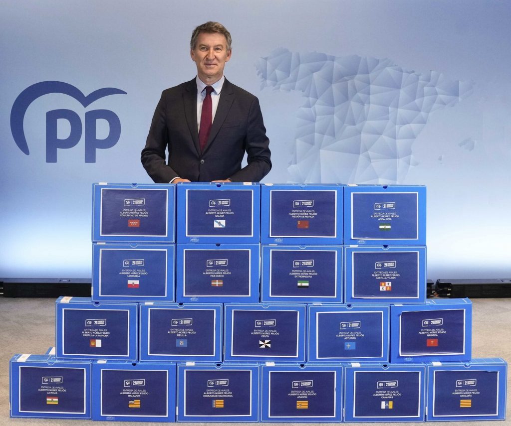 Feijóo logra el 99,72 % de votos favorables para ser reelegido presidente del PP