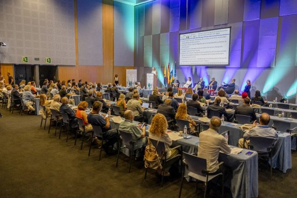 Jornadas de la Conferencia de Consejo Sociales celebradas en Maspalomas, en 2023. Foto Marcos de Rada