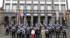 La Policía Local de Las Palmas de Gran Canaria se fortalece con 45 agentes en prácticas, 5 inspectores y 6 subinspectores