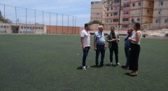 Hoya de La Plata contará con el primer campo de fútbol de césped artificial con relleno orgánico de Las Palmas de Gran Canaria