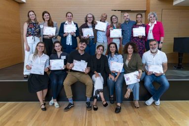 Participanes de la 7 edicion de Emplea +35 junto a las responsables del proyecto