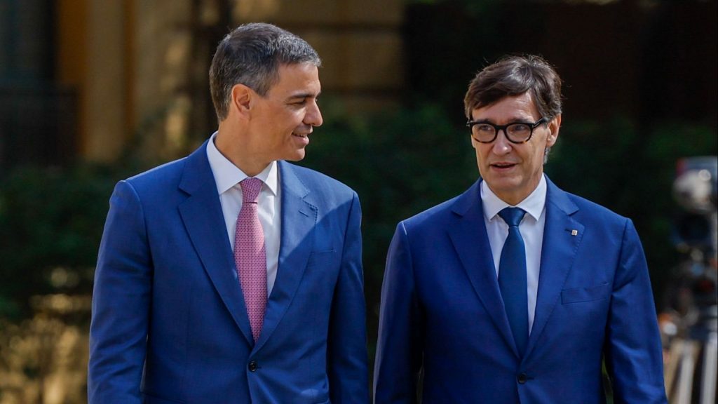 Pedro Sánchez se reúne con Salvador Illa en Moncloa