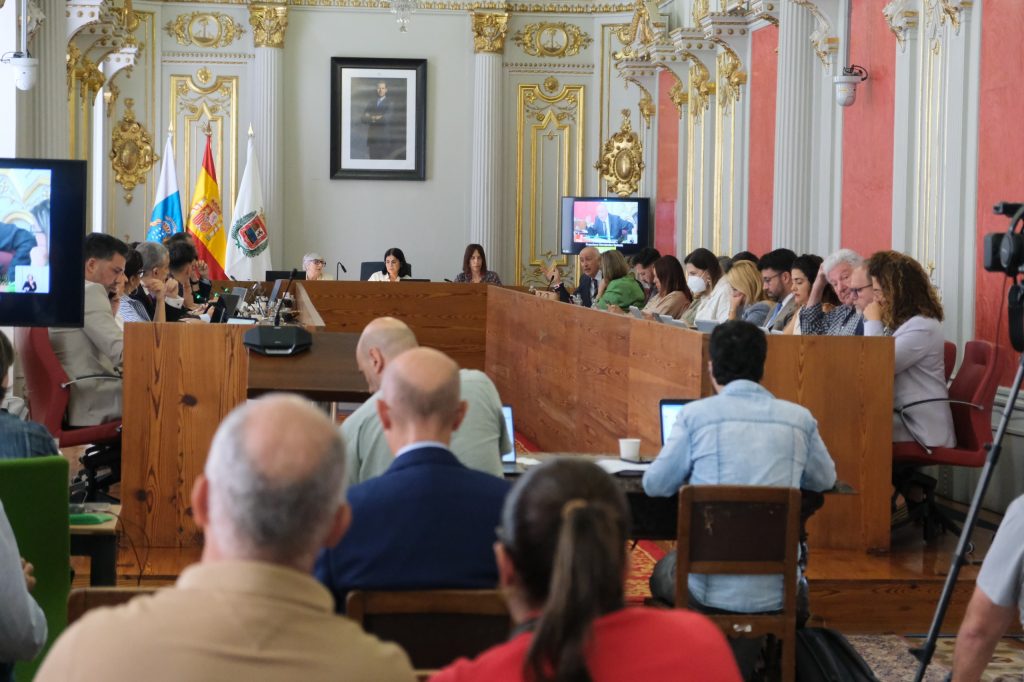 Pleno del Ayuntamiento de Las Palmas de Gran Canaria del mes de junio
