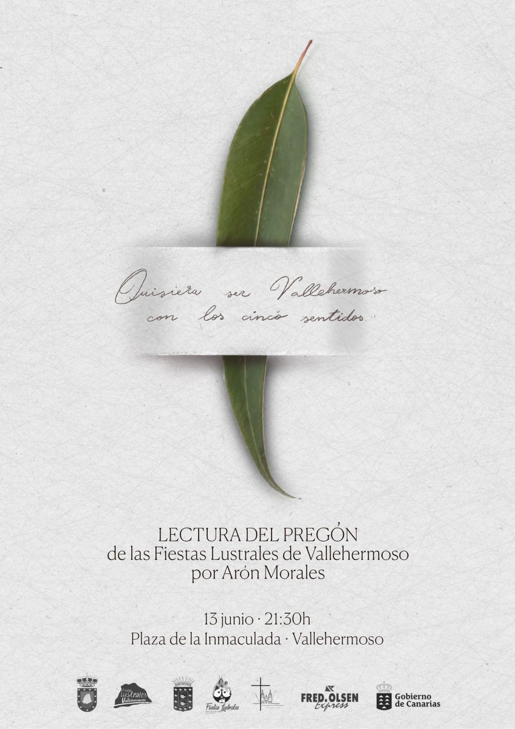 Pregón Lustrales25 ARÓN MORALES