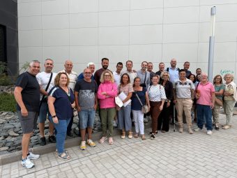Representantes de las asociaciones que integran la plataforma vecinal