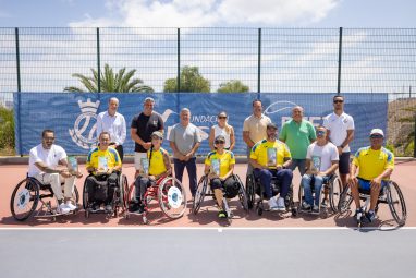 Super Liga Fundación DISA de Tenis en Silla de Ruedas_Foto de familia