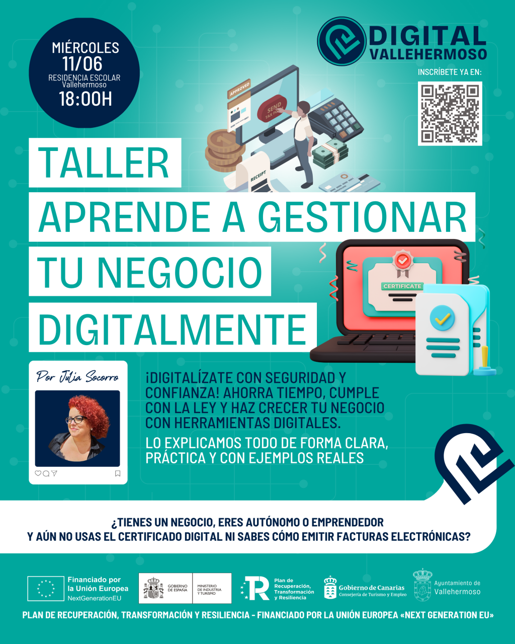 TALLER GESTIÓN DIGITAL NEGOCIO PSTD VHSO