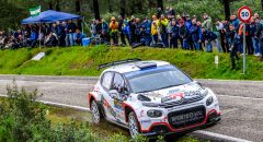 Efrén Llarena y Sara Fernández, con un Citroën C3 Rally2 en el 11 Rallye Ciudad de La Laguna – Trofeo Worten