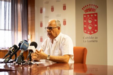170725 Casimiro Curbelo, presidente del Cabildo de La Gomera