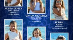 Cartel candidatas infantiles fiestas El Carmen 2025 Puerto de Santiago