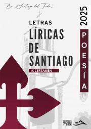 Cartel certamen de poesía Letras Líricas de Santiago 2025