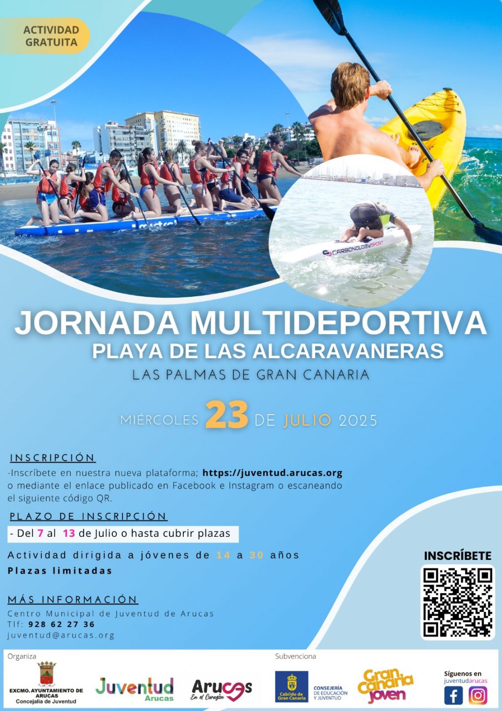 Cartel multiaventura, 23 de julio