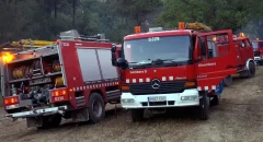 Confinan 4 poblaciones del Bajo Ebro (Tarragona) por un incendio forestal que afecta 40 ha